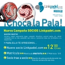 Buenos días.<br />Nueva campaña en Linkpadel.com para SOCIOS.<br />http://www.linkpadel.com/index.php/torneos/201-nueva-campana14-socios-linkpadelcom<br />Saludos