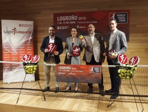 La alcaldesa destaca, durante la presentación del World Pádel Tour 2019, la importancia de que “Logroño esté en los principales calendarios  deportivos”